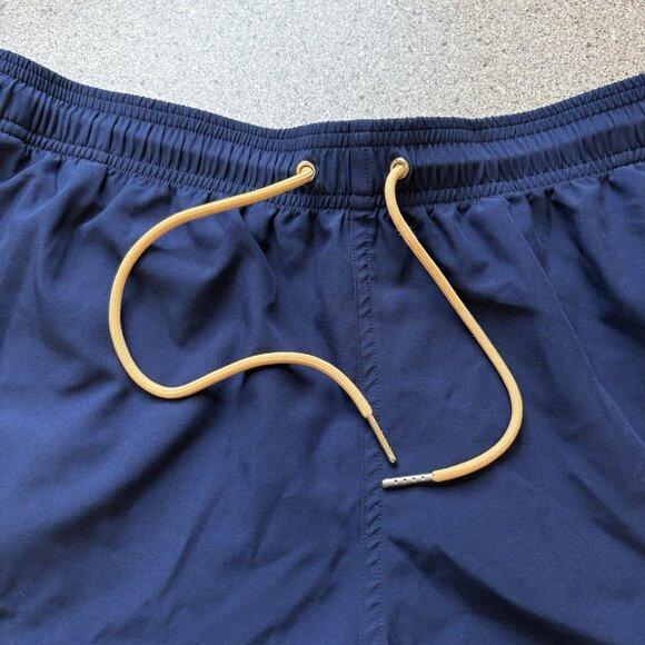 Bamboo Ave Performance Shorts Mens Large L Navy Blue Unlined Stretch Blend - Picture 4 of 16